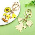 Bee and Honeycomb Charm Keychains with 33 Detailed Design Styles for Bags and Keys view 3