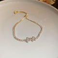 Twenty One Crystal Slider Bracelet Styles In Gold And Silver Tones view 12