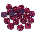 Round Glitter Resin Cabochons in Ninety-Three Color and Size Options view 6