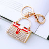 White Striped-Handbag