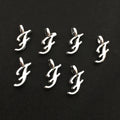 Metallic Alphabet Letter Metal Charms with 27 Listed Options view 12