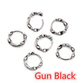 Twisted Small Hoop Earring Findings in Six Metal Finishes view 7