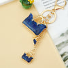 Blue Jeweled-Handbag