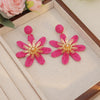 Fuchsia Woven Flowers