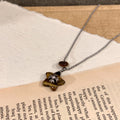 Vintage Brown and Gold Tone Pendant Necklaces in Six Designs view 9