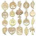 Antique Silver Leaf Metal Beads with 25 Listed Options view 9