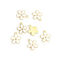 Five Petal Flower Enamel Alloy Charm Pendants in Five Colors view 11