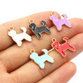 Colorful Poodle Charms In 1 Style For Jewelry Making view 2