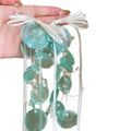Sheer Bow and Sequin Cascade Hook Earrings in Two Colors view 5