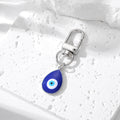 Gold and Silver Tone Blue Evil Eye Clip Keychains in Eleven Styles view 6