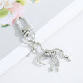 Silver Tone Gothic Motif Clip Keychains in Seven Designs view 4