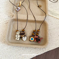 Wooden Animal Camera Pendant Cord Necklace Pendant Jewelry view 2