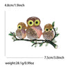 Gold Brown Owls