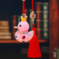 Jeweled Crown Duck Vehicle Hanging Ornaments in Five Colors and Cord Only Option view 2