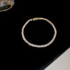 Gold Clear Baguette