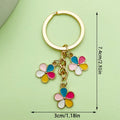 Rose, Sunflower and Blossom Charm Keychains in 23 Pictured Variations for Bags and Keys view 10