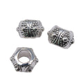 Celtic Knot Barrel Large-Hole Metal Bead in Two Finishes view 3