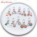 Seventy-Eight-Style Santa Reindeer Snowman and Tree Keychain Collection view 4