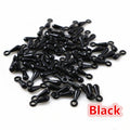 Small Teardrop End Charms in Five Metal Finishes, 7 × 3 mm view 4
