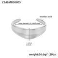 Sculpted Wide Open Cuff Bracelet Collection in Six Styles view 9