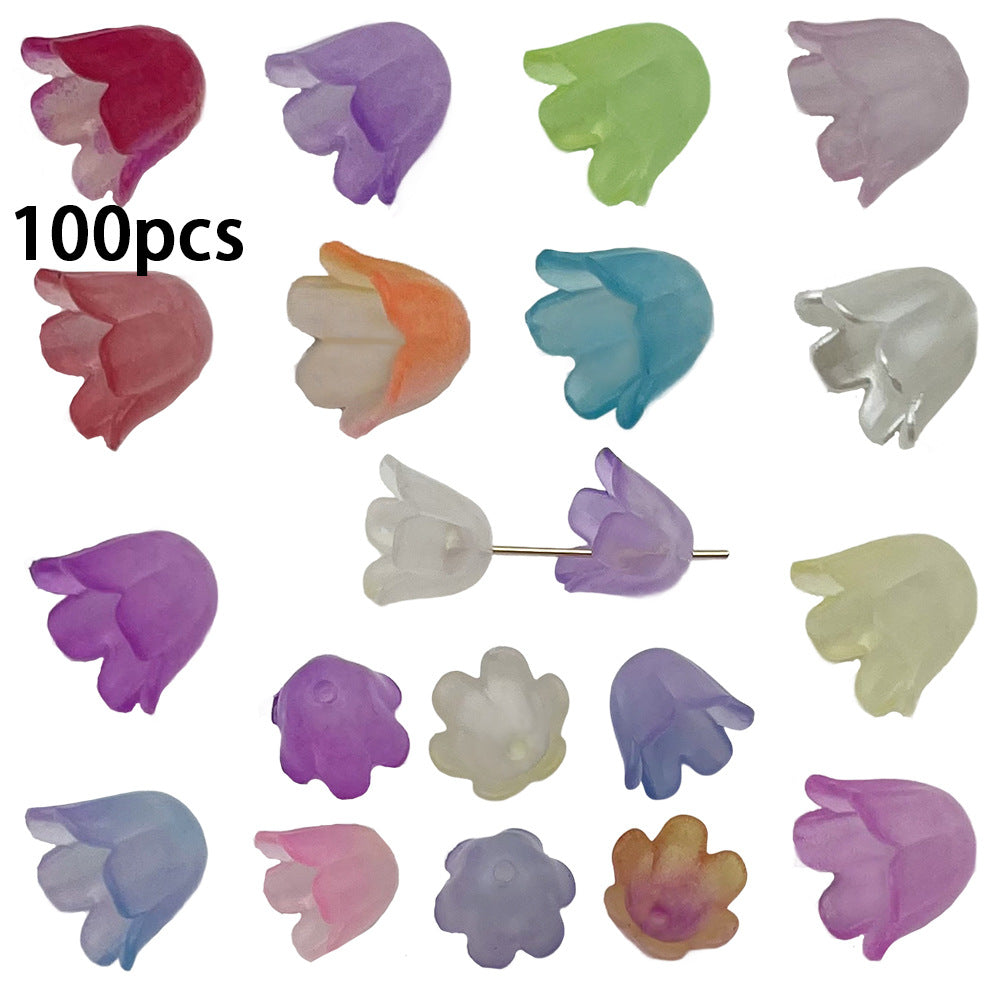 Acrylic Flower Charm Pendants Style 7804
