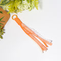 Lace Cord Tassel Keychain Multicolor Ribbon Fabric Charm view 8