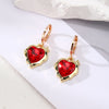 Gold Red Heart