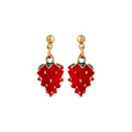 Red Strawberry Six Closure Dangle Earring Collection view 8