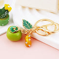 Persimmon and Orange Fortune Charm Keychains in Eighteen Pictured Designs view 11