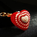 Pearl Heart Keychains in Eight Colors plus Assorted Option view 9