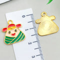 Gold-Tone Zongzi and Braided Bracelet Metal Charms with 24 Listed Options view 10