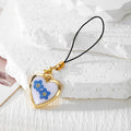 Heart Locket Pressed Flower Phone Charm Lobster 8 Styles view 9