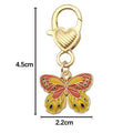 Four-Color Butterfly and Heart Lobster Clasp Charm Collection view 9