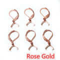 French Leverback Earring Hooks with Pinch Bails in Six Finishes view 11