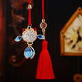 Jeweled Goldfish Car Hangers in Pink Red Orange Blue and Purple view 6