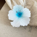 Acrylic Flower Hair Claw Clips Blue Pink Purple White Yellow view 6