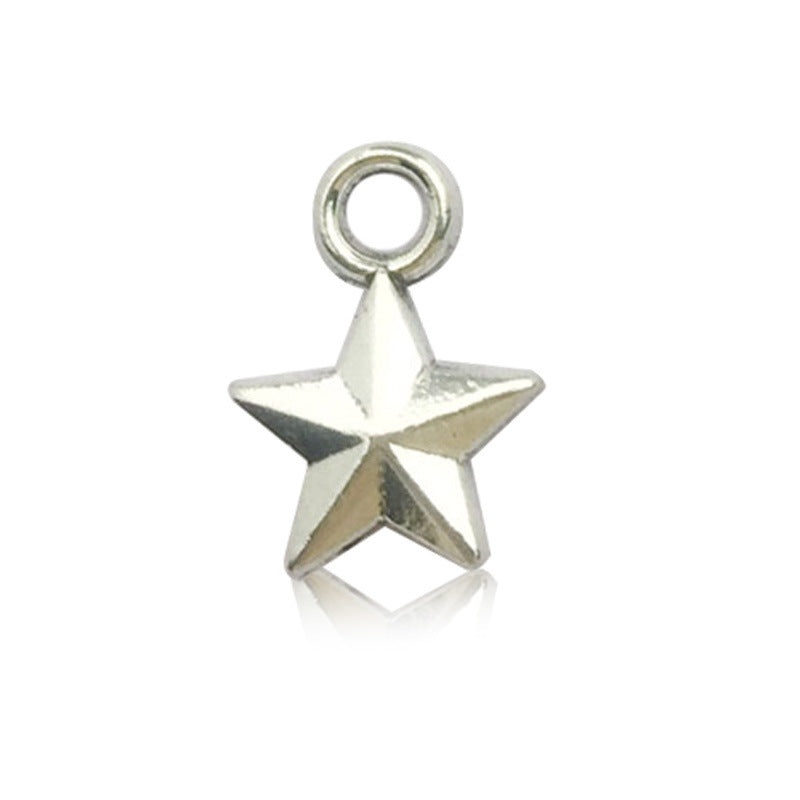 Antique Silver Zinc Alloy Sun Moon Star Charm Pendant for DIY Necklace Bracelet