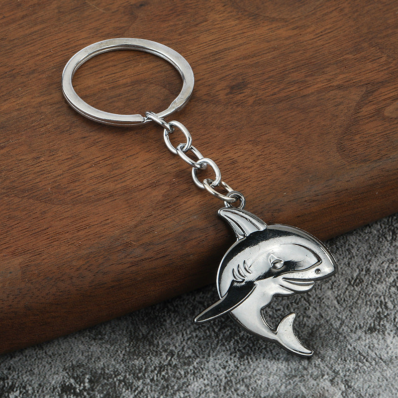 Shark Ocean Animal Metal Keychain Aquarium Gift Bag Charm