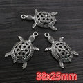 Openwork Turtle Shaped Metal Charms in Two Pictured Sizes view 7