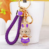 Purple-Braided Purple-Happy-Rabbit
