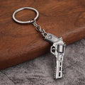 Metal Pistol-Shaped Keychains in Two Designs and Three Finishes view 7