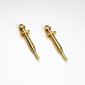 Three Dimensional Syringe Pendant Charm In Multiple Metal Finishes view 4