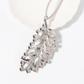 Crystal Leaf Feather Hanging Ornament Green Clear Styles view 4