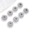 Platinum-Tone Round 5mm