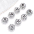 Metal Flying Saucer Spacer Beads in Two Shapes and Three Finishes view 11