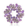 Purple Floral Wreath