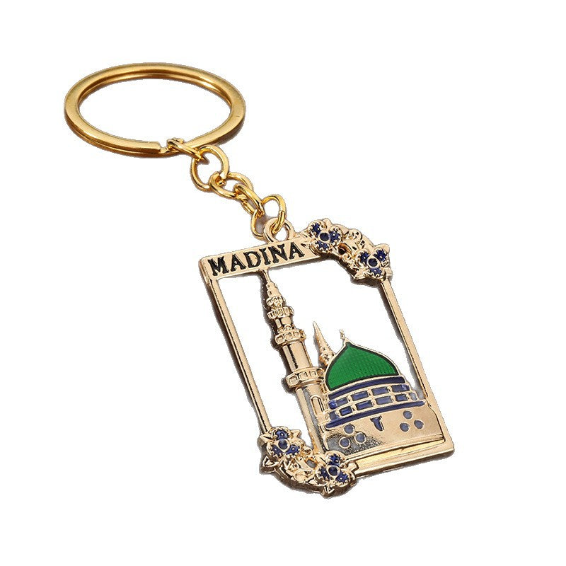 Moon Festival Zinc Alloy Keychain Bag Charm for Women