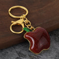 Apple Fruit Alloy Keychain Cute Gift Pendant for Boys Girls