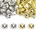 Panda Face Charms in Gold and Silver Tones, Two Finishes view 4