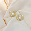 Gold Pearl Huggies